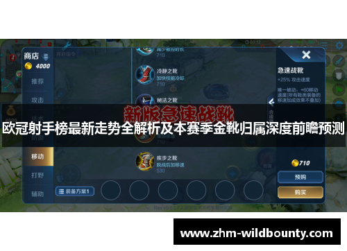 欧冠射手榜最新走势全解析及本赛季金靴归属深度前瞻预测 欧冠射手榜最新走势全解析及本赛季金靴归属深度前瞻预测