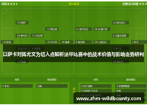 以萨卡对阵尤文为切入点解析法甲比赛中的战术价值与影响走势研判 以萨卡对阵尤文为切入点解析法甲比赛中的战术价值与影响走势研判